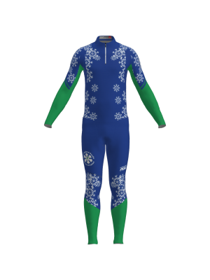 Podiumwear Unisex Gold Two-Piece Race Suit