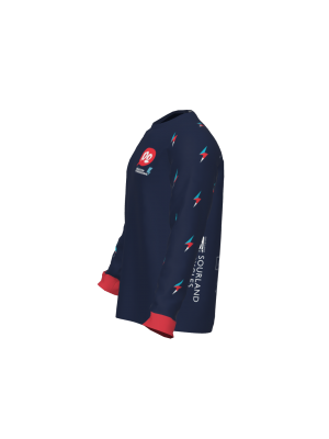 Podiumwear Unisex Silver Long Sleeve Tech Tee - New Fabric 2025!