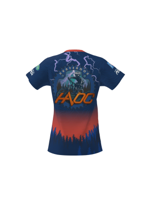 Podiumwear Women's Silver Short Sleeve MTB Jersey - NEW FABRIC 2025!