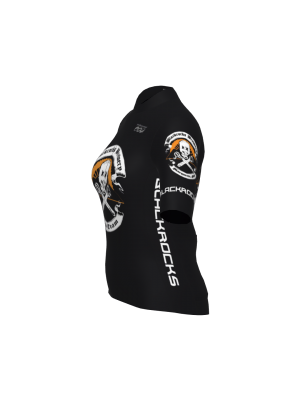 Podiumwear Women's Gold Full Zip Jersey