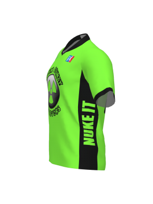 Podiumwear Men's Silver Short Sleeve MTB Jersey - New Fabric 2025!