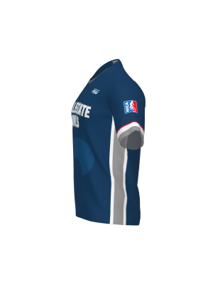 Podiumwear Men's Silver Short Sleeve MTB Jersey - New Fabric 2025!