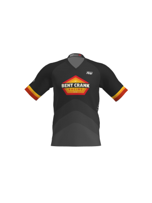 Podiumwear Men's Silver Short Sleeve MTB Jersey - New Fabric 2025!