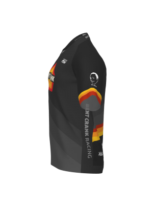 Podiumwear Men's Silver Short Sleeve MTB Jersey - New Fabric 2025!