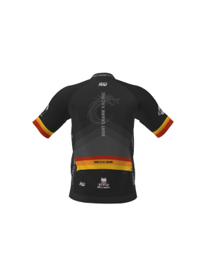 Podiumwear Men's Silver Short Sleeve MTB Jersey - New Fabric 2025!