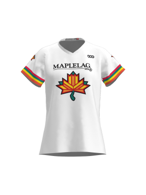 Podiumwear Women's Silver Short Sleeve MTB Jersey - NEW FABRIC 2025!