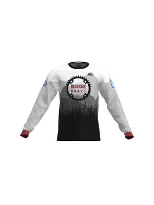 Podiumwear Unisex Silver Long Sleeve Tech Tee - New Fabric 2025!