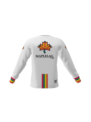 Podiumwear Unisex Silver Long Sleeve Tech Tee - New Fabric 2025!