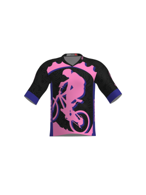 Podiumwear Men's Loose Fit Short Sleeve MTB Jersey - New Fabric 2025!