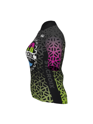 Podiumwear Women's Gold Full Zip Jersey