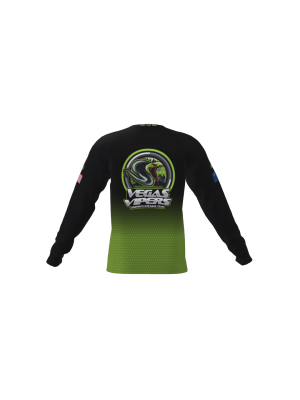 Podiumwear Unisex Silver Long Sleeve Tech Tee - New Fabric 2025!
