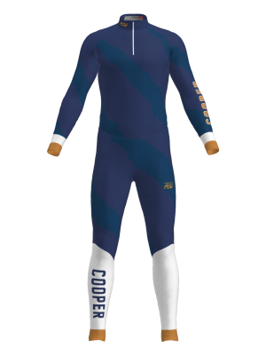 Podiumwear Unisex Silver Two-Piece Race Suit