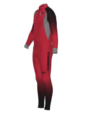 Podiumwear Unisex Gold Two-Piece Race Suit
