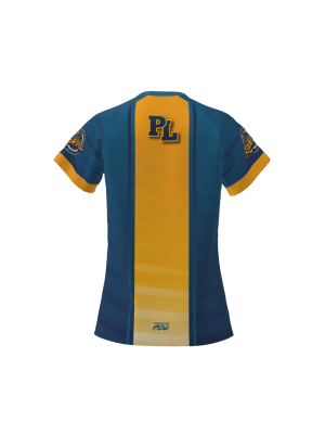 Podiumwear Women's Silver Short Sleeve MTB Jersey - NEW FABRIC 2025!