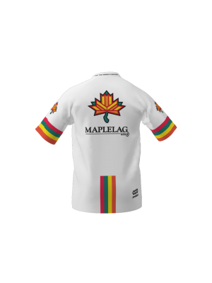Podiumwear Men's Silver Short Sleeve MTB Jersey - New Fabric 2025!