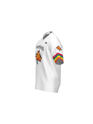 Podiumwear Men's Silver Short Sleeve MTB Jersey - New Fabric 2025!