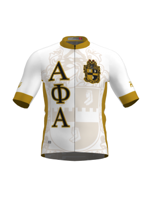 Podiumwear Men's Gold Full Zip Jersey