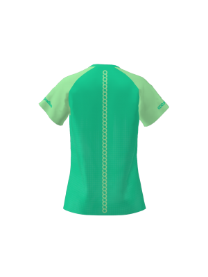 Podiumwear Women's Silver Short Sleeve MTB Jersey - NEW FABRIC 2025!
