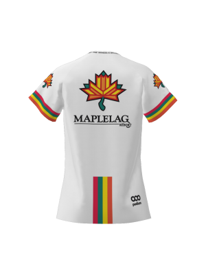 Podiumwear Women's Silver Short Sleeve MTB Jersey - NEW FABRIC 2025!
