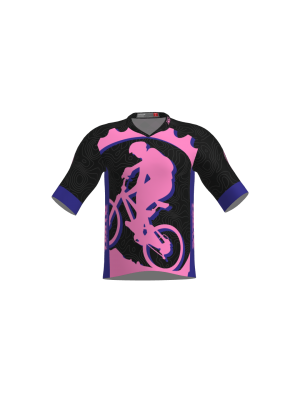 Podiumwear Women's Loose Fit Short Sleeve MTB Jersey - New Fabric 2025!