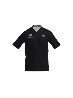 Podiumwear Men's Silver Short Sleeve MTB Jersey - New Fabric 2025!