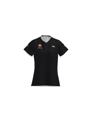 Podiumwear Women's Silver Short Sleeve MTB Jersey - NEW FABRIC 2025!