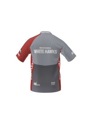 Podiumwear Men's Silver Short Sleeve MTB Jersey - New Fabric 2025!