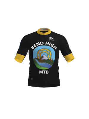 Podiumwear Men's Gold Full Zip Jersey