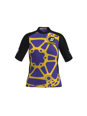 Podiumwear Women's Gold Full Zip Jersey