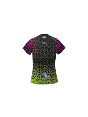 Podiumwear Women's Silver Short Sleeve MTB Jersey - NEW FABRIC 2025!
