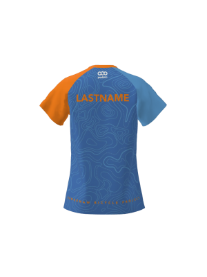 Podiumwear Women's Silver Short Sleeve MTB Jersey - NEW FABRIC 2025!