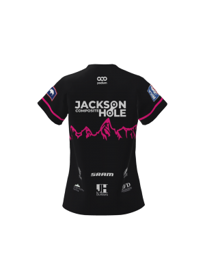 Podiumwear Women's Silver Short Sleeve MTB Jersey - NEW FABRIC 2025!