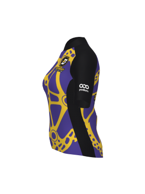 Podiumwear Women's Gold Full Zip Jersey