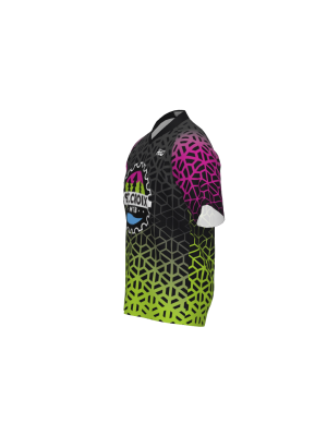 Podiumwear Men's Silver Short Sleeve MTB Jersey - New Fabric 2025!