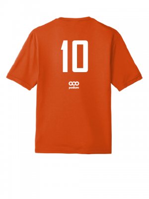 Podiumwear Unisex Youth 100% Poly Performance T-Shirt with Print