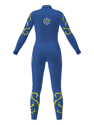Podiumwear Women's Gold One-Piece Race Suit