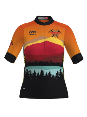 Podiumwear Women's Gold Full Zip Jersey