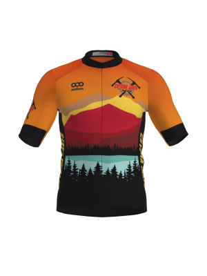 Podiumwear Men's Gold Full Zip Jersey