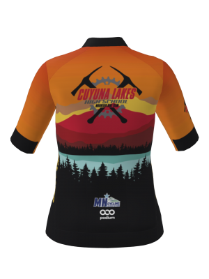 Podiumwear Women's Gold Full Zip Jersey