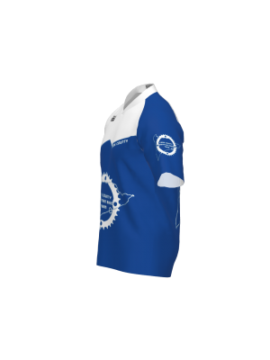 Podiumwear Men's Silver Short Sleeve MTB Jersey - New Fabric 2025!