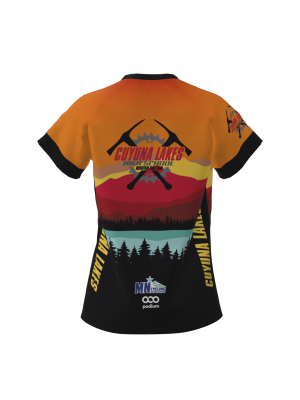 Podiumwear Women's Silver Short Sleeve MTB Jersey - NEW FABRIC 2025!