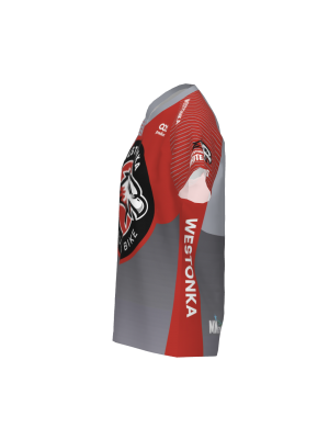 Podiumwear Women's Silver Short Sleeve MTB Jersey - NEW FABRIC 2025!