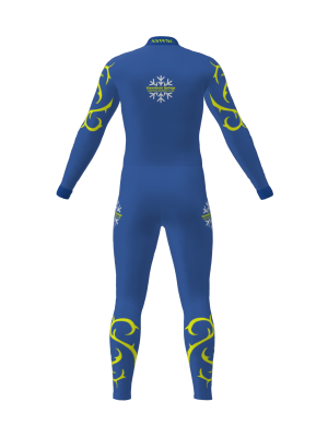 Podiumwear Unisex Gold One-Piece Race Suit