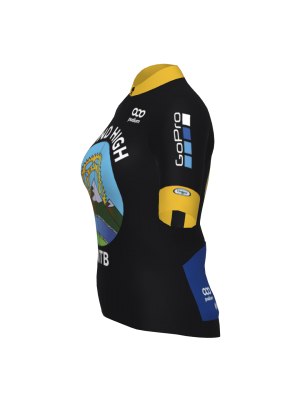 Podiumwear Women's Gold Full Zip Jersey