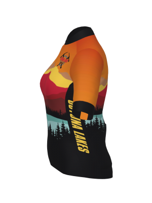 Podiumwear Women's Gold Full Zip Jersey