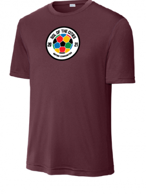 Podiumwear Men's 100% Poly Performance T-Shirt with Print