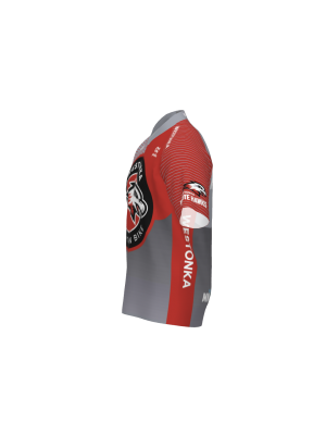 Podiumwear Men's Silver Short Sleeve MTB Jersey - New Fabric 2025!