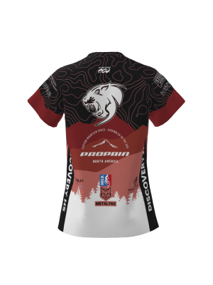Podiumwear Women's Silver Short Sleeve MTB Jersey - NEW FABRIC 2025!