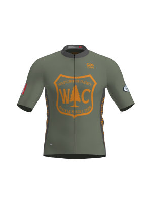 Podiumwear Men's Gold Full Zip Jersey