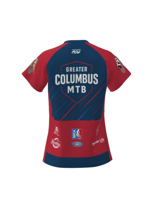 Podiumwear Women's Silver Short Sleeve MTB Jersey - NEW FABRIC 2025!